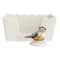 Hello Honey® 6" Wide Green & White Avian Grace Stoneware Napkin Holder with Weight